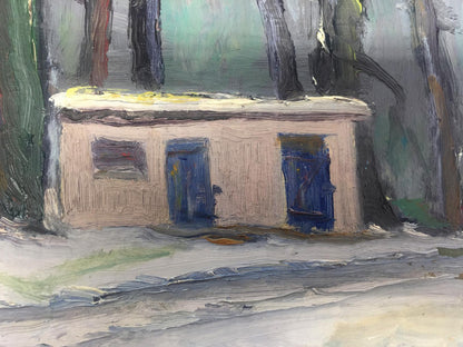 Oil painting Winter forest Bespalov (Bezpalov) Ivan Nikolaevich