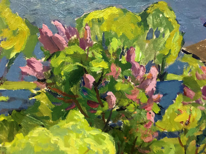 Oil painting Spring in Sednev Potapenko Andrey Ilyich