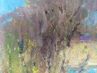 Oil painting River Viktor Grigor'yevich Sevast'yanov