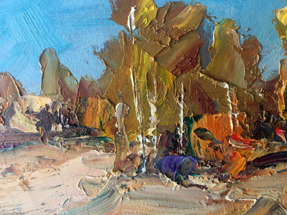 Oil painting Autumn Alexander Nikolaevich Cherednichenko