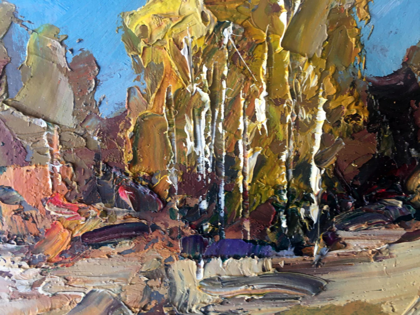 Oil painting Autumn Alexander Nikolaevich Cherednichenko