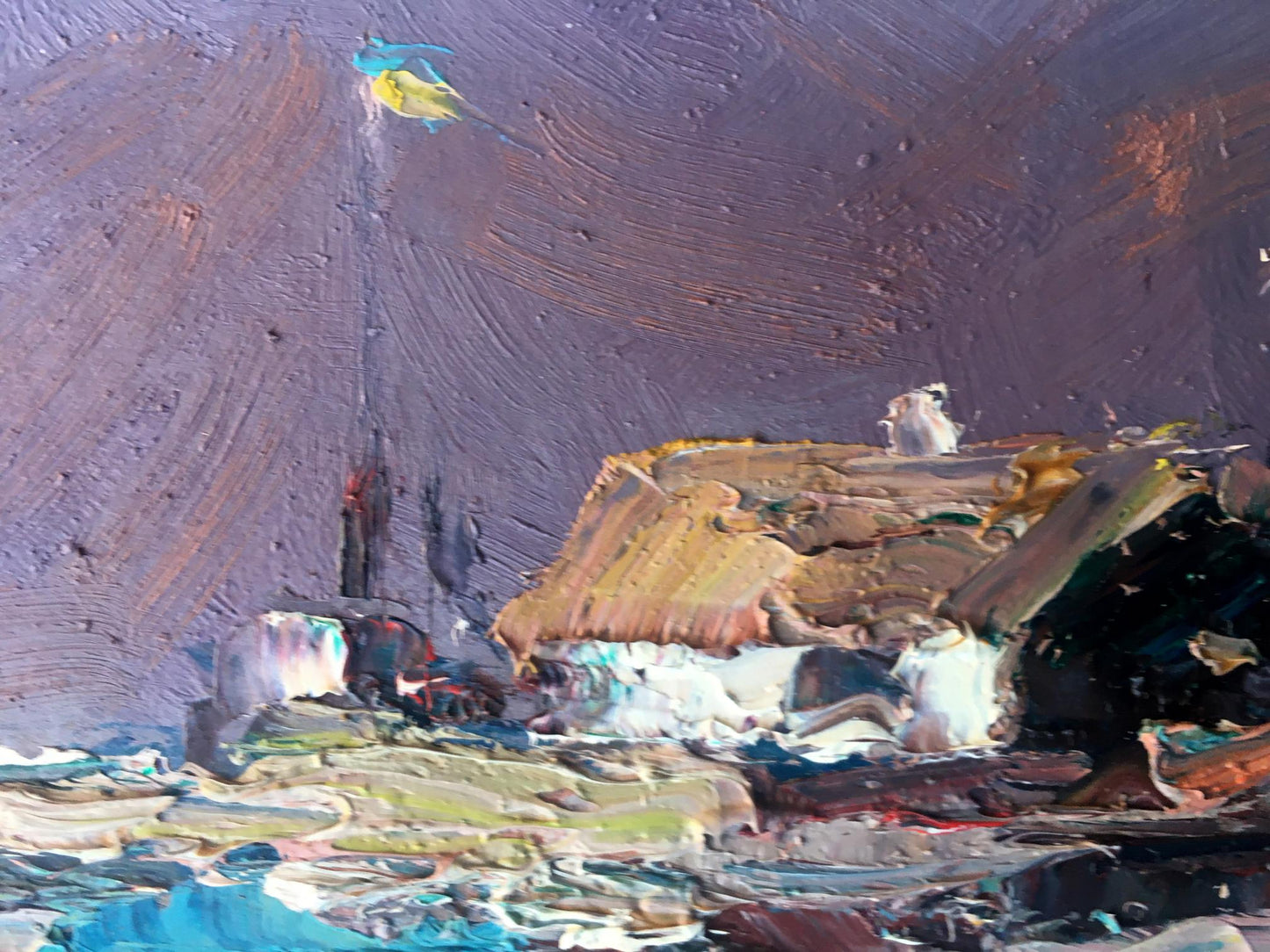 Oil painting Storm Alexander Nikolaevich Cherednichenko