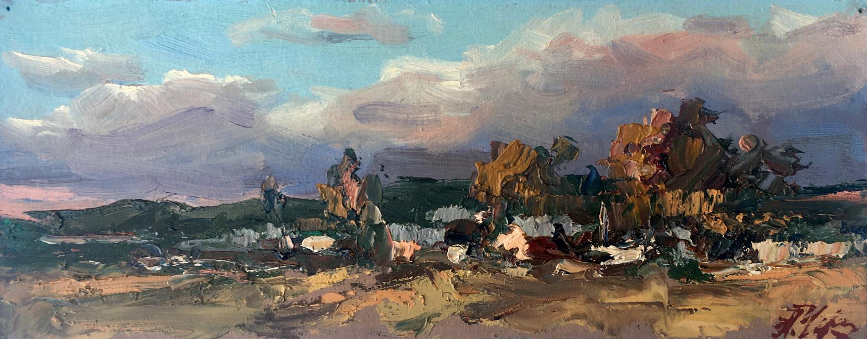 Oil painting It's getting dark soon Alexander Nikolaevich Cherednichenko