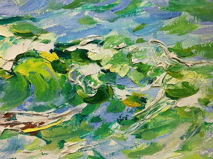 Oil painting Near the shore Chegodar Vasily Dmitrievich