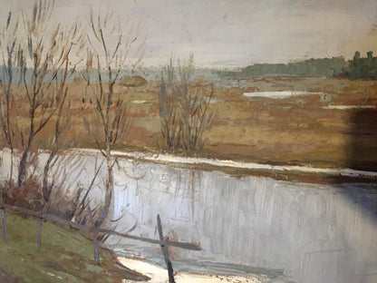 Oil painting Frost Egorov Boris Kuzmich