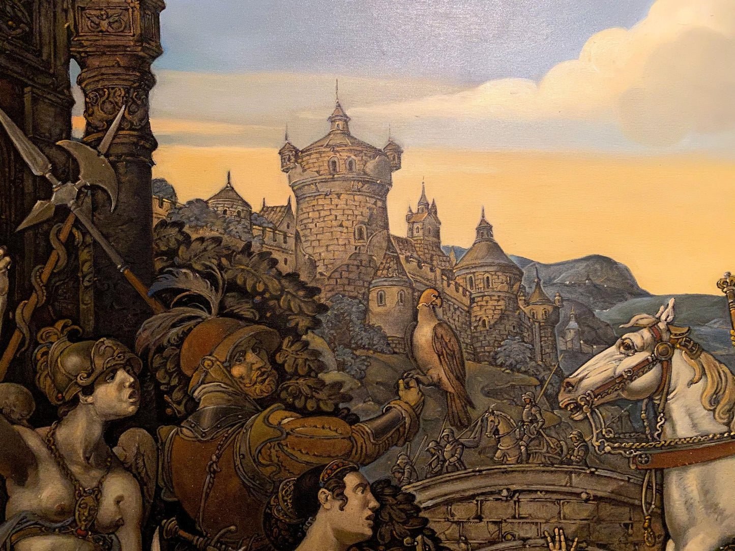 Oil painting Emperor's triumph Litvinov Oleg Arkad'yevich