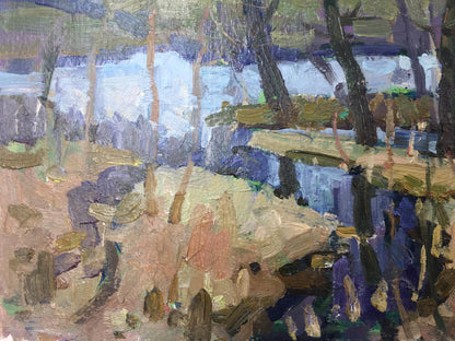 Oil painting Lowlands Georgy Sergeevich Kolosovsky
