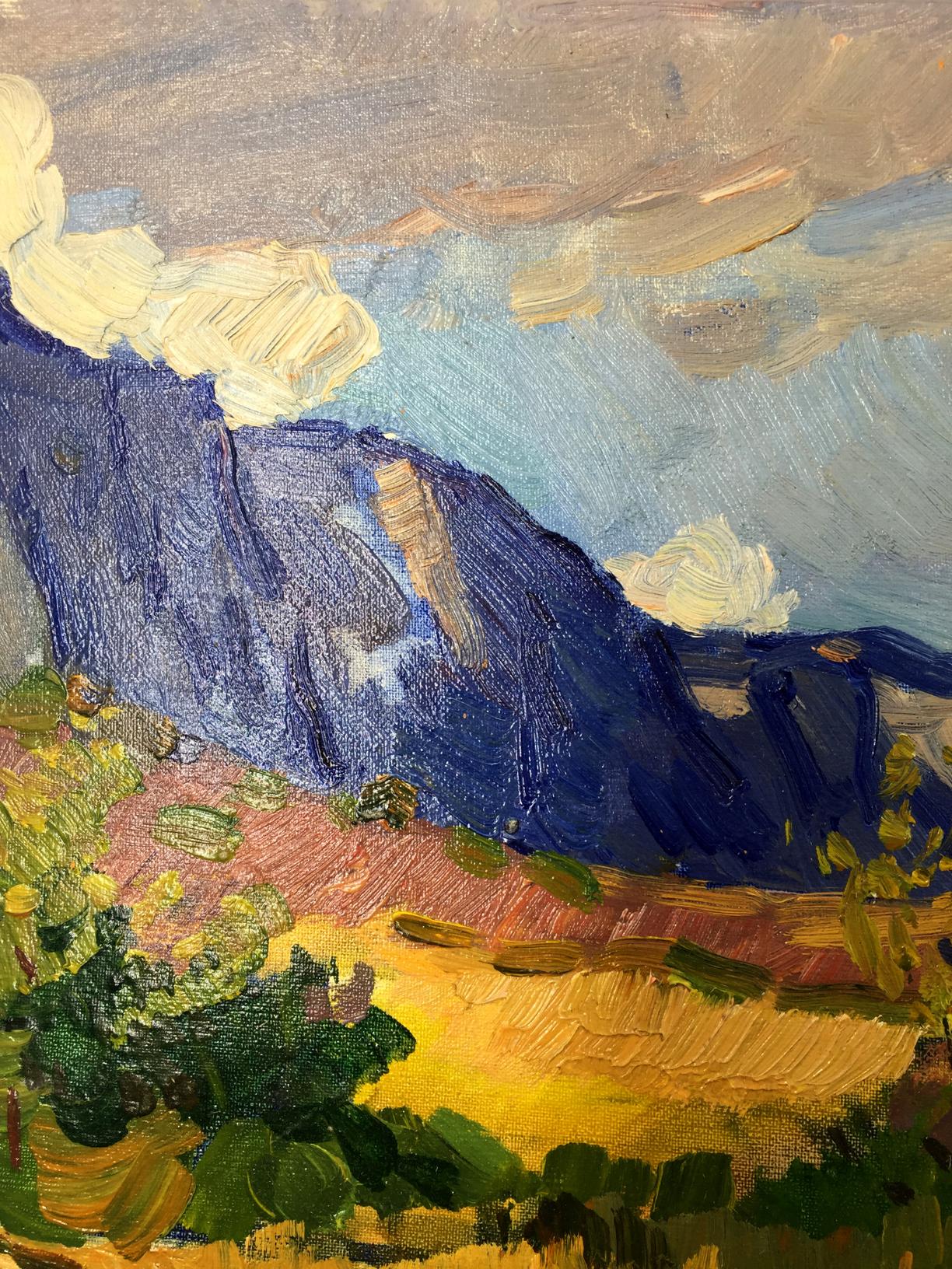 Oil painting The mountains Gomol'skiy G. S.