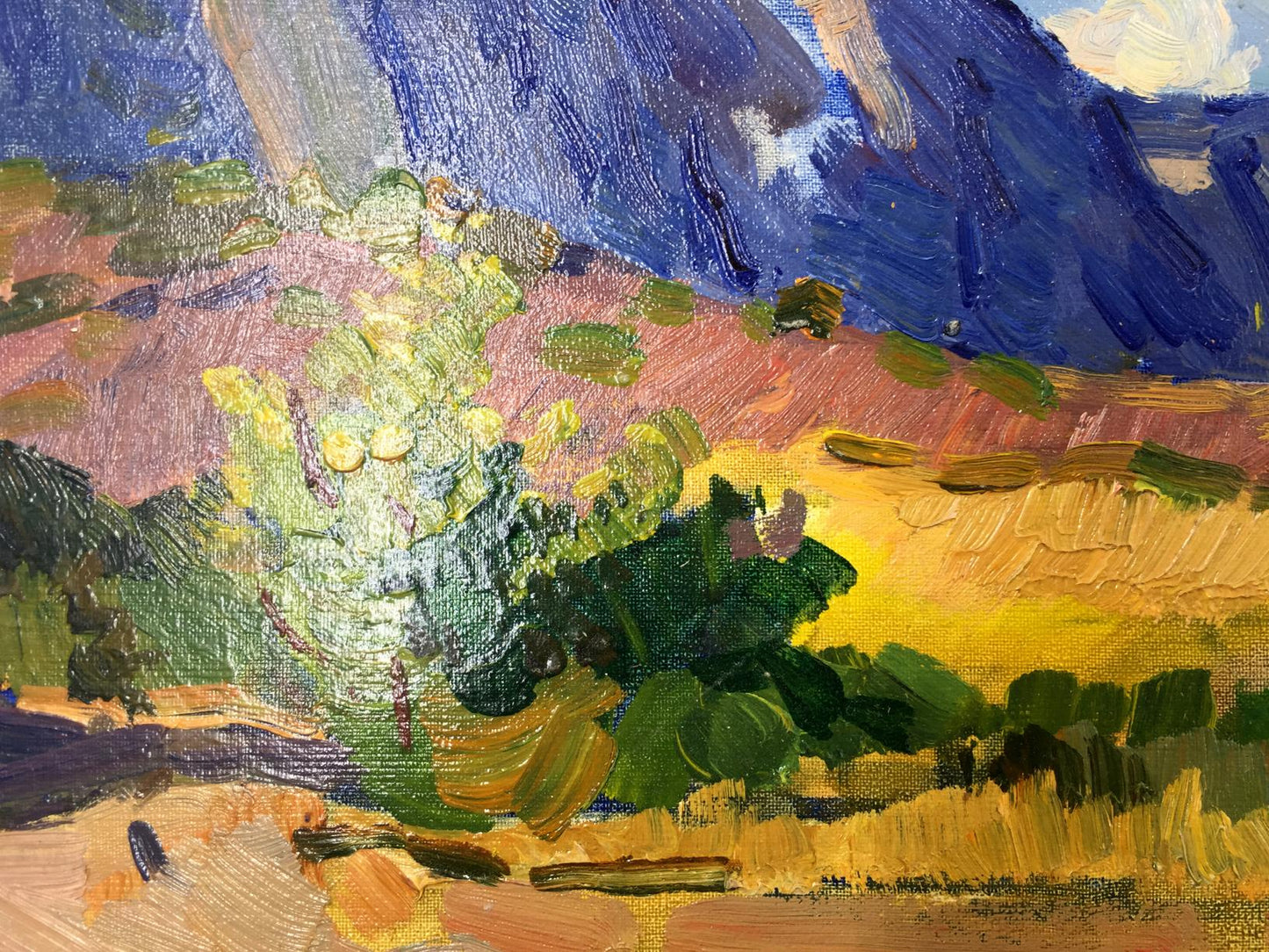 Oil painting The mountains Gomol'skiy G. S.