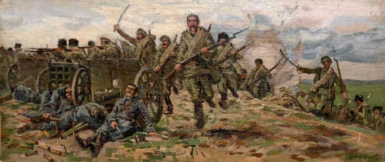 Oil painting War Buryachok Ivan Martynovich