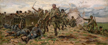 Oil painting War Buryachok Ivan Martynovich