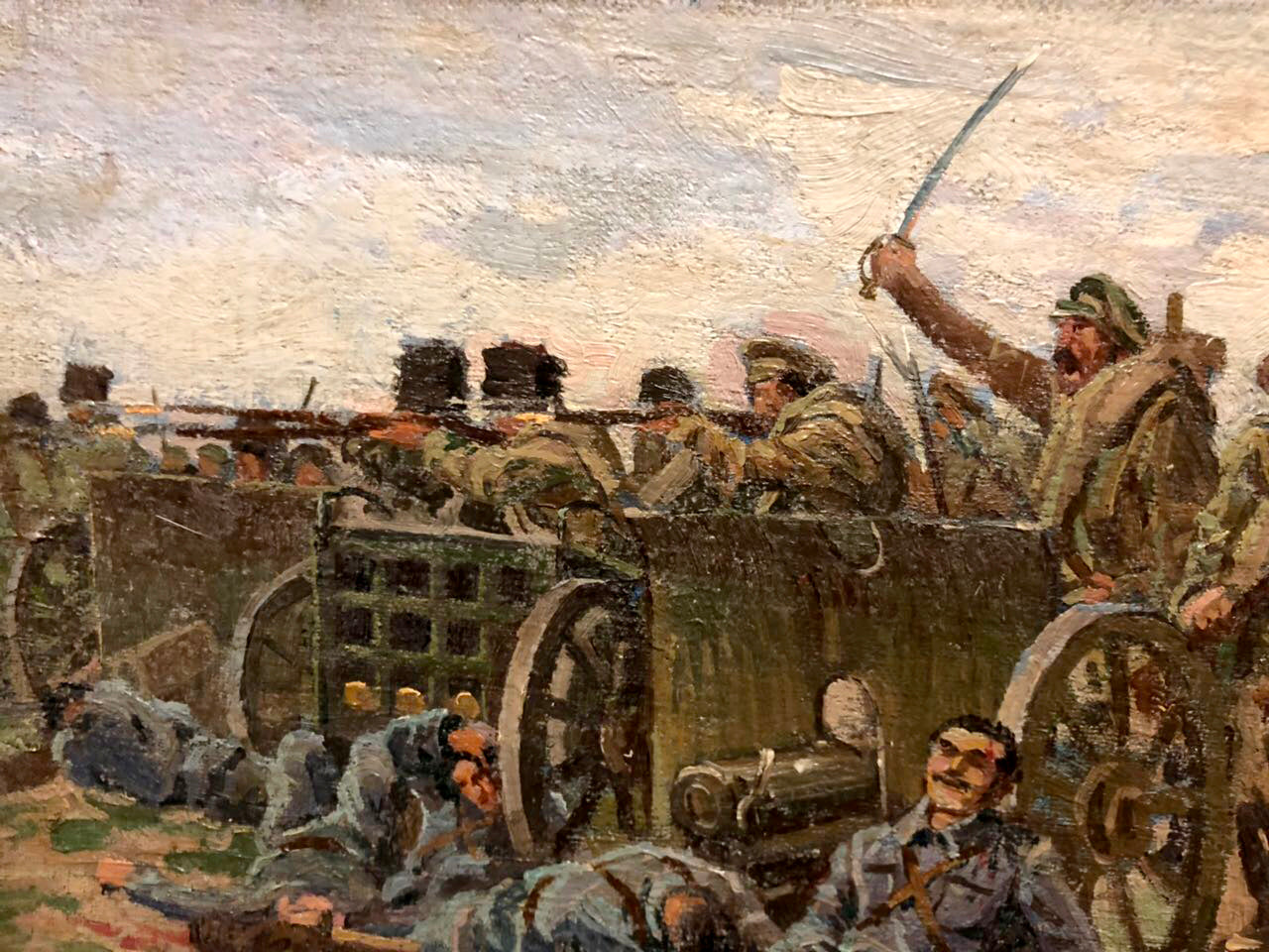 Oil painting War Buryachok Ivan Martynovich