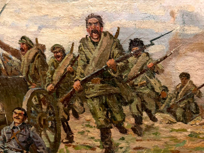 Oil painting War Buryachok Ivan Martynovich