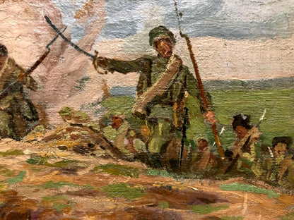 Oil painting War Buryachok Ivan Martynovich