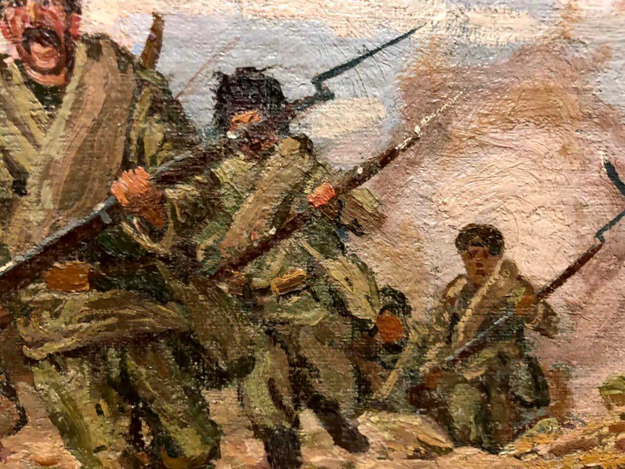 Oil painting War Buryachok Ivan Martynovich