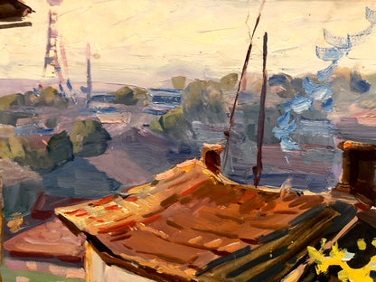 Oil painting City Kobylenkov Mikhail Vasilyevich