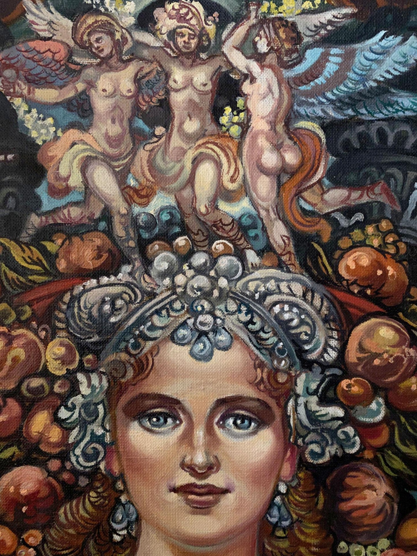 Oil painting Muse Alexander Arkadievich Litvinov