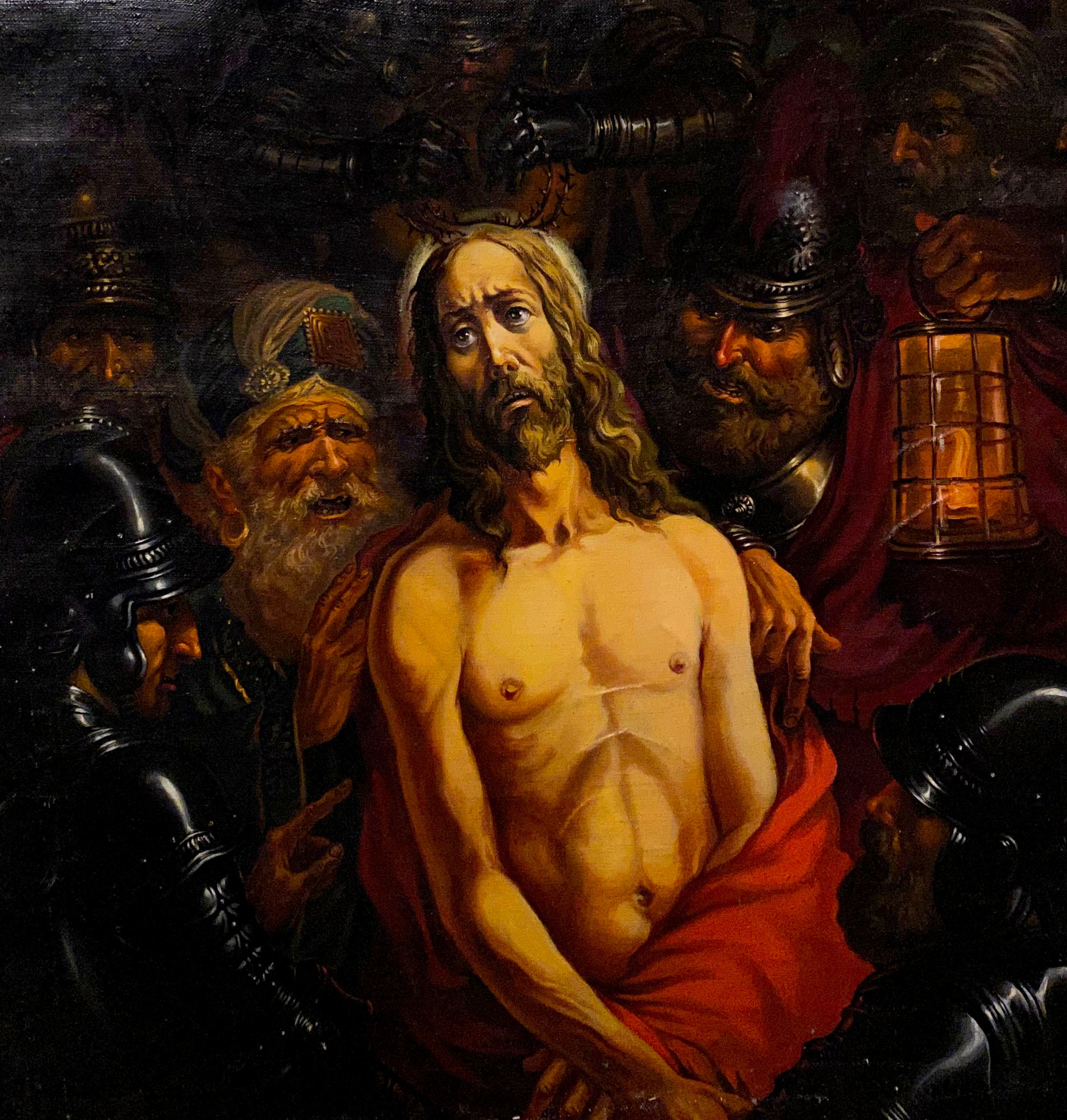 Oil painting Crown of Thorns Alexander Arkadievich Litvinov