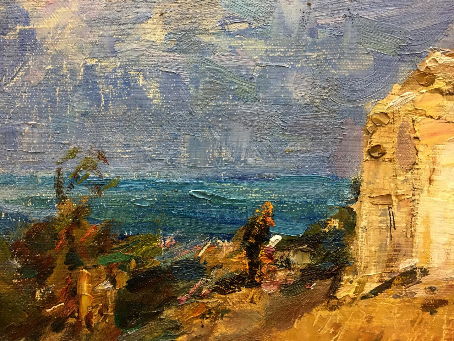 Oil painting Cliffs Sokolov Vladimir Alexandrovich