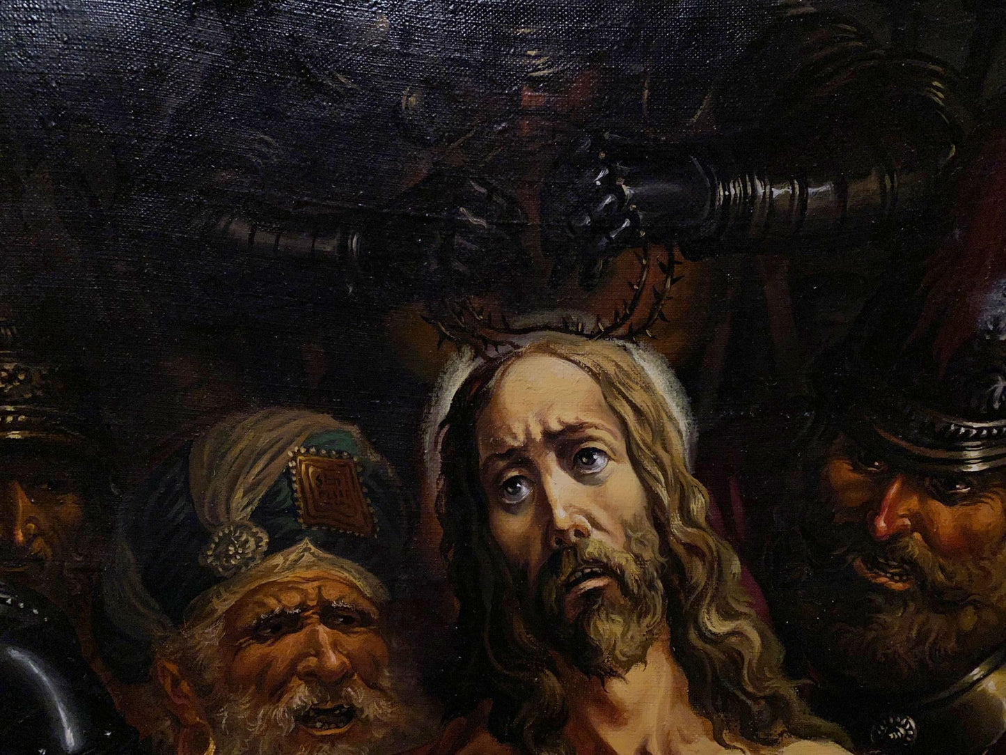 Oil painting Crown of Thorns Alexander Arkadievich Litvinov