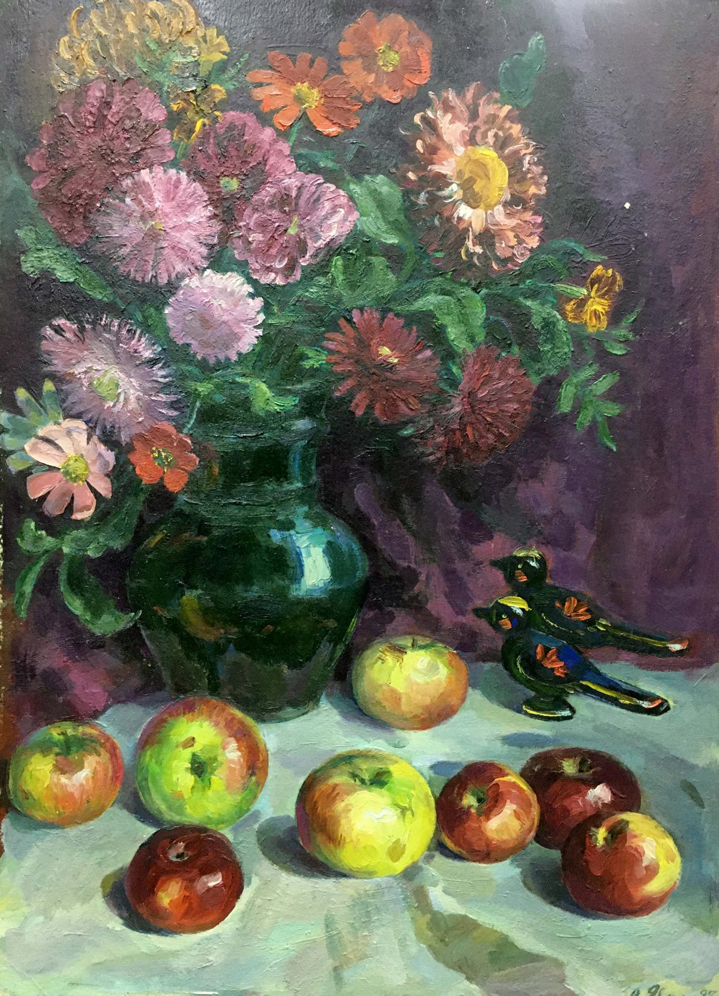 Oil painting Apple saved Yablonskaya Elena Nilovna