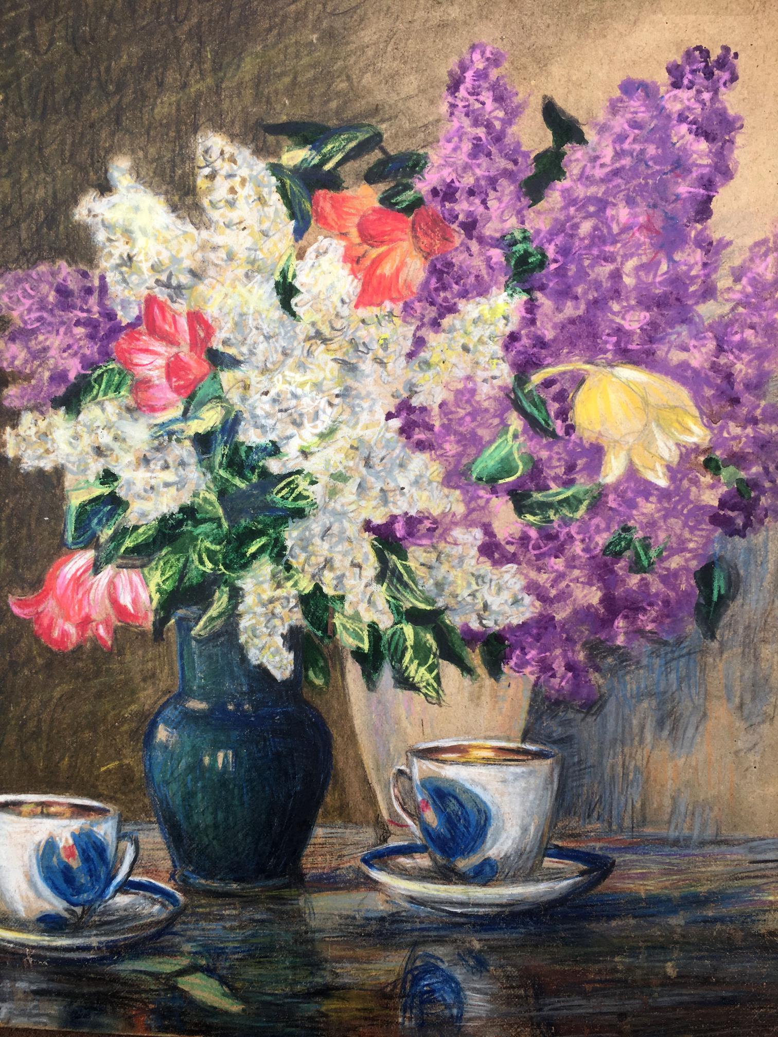 A.G. Cherkas' Watercolor: Capturing the Charm of Lilacs