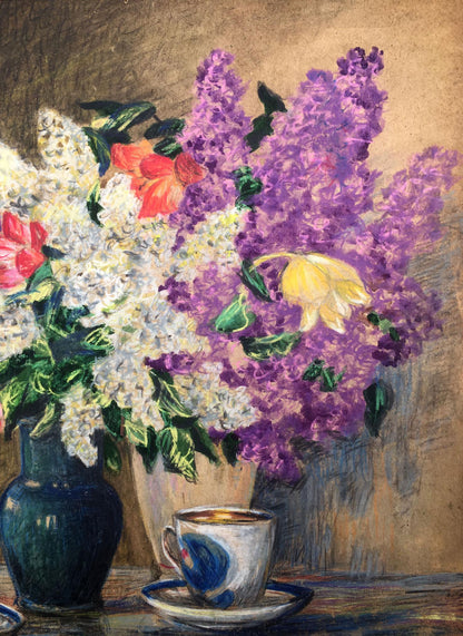 Exploring Lilac Beauty: A.G. Cherkas' Watercolor Artistry