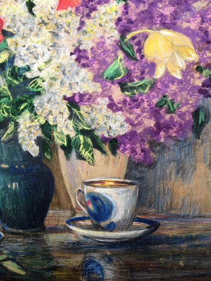 The Fragrant World of Lilacs: A.G. Cherkas' Watercolor Creation