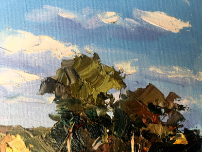 Oil painting By the evening Alexander Nikolaevich Cherednichenko
