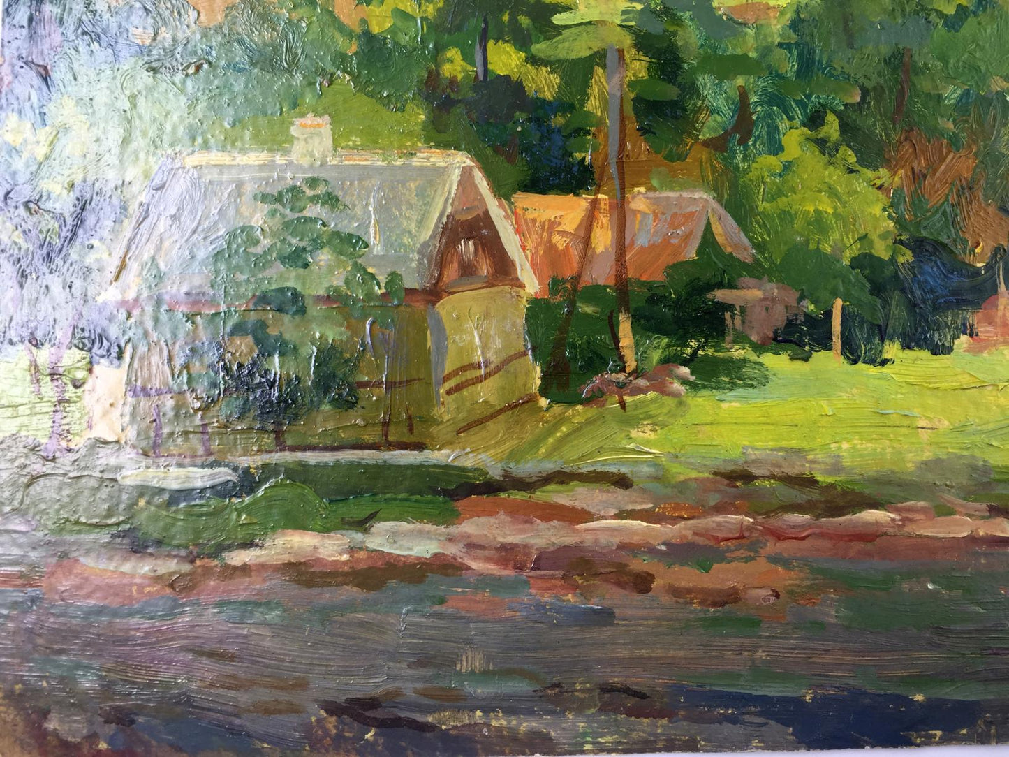 Oil painting Summer Morozov Leonid Arkhipovich