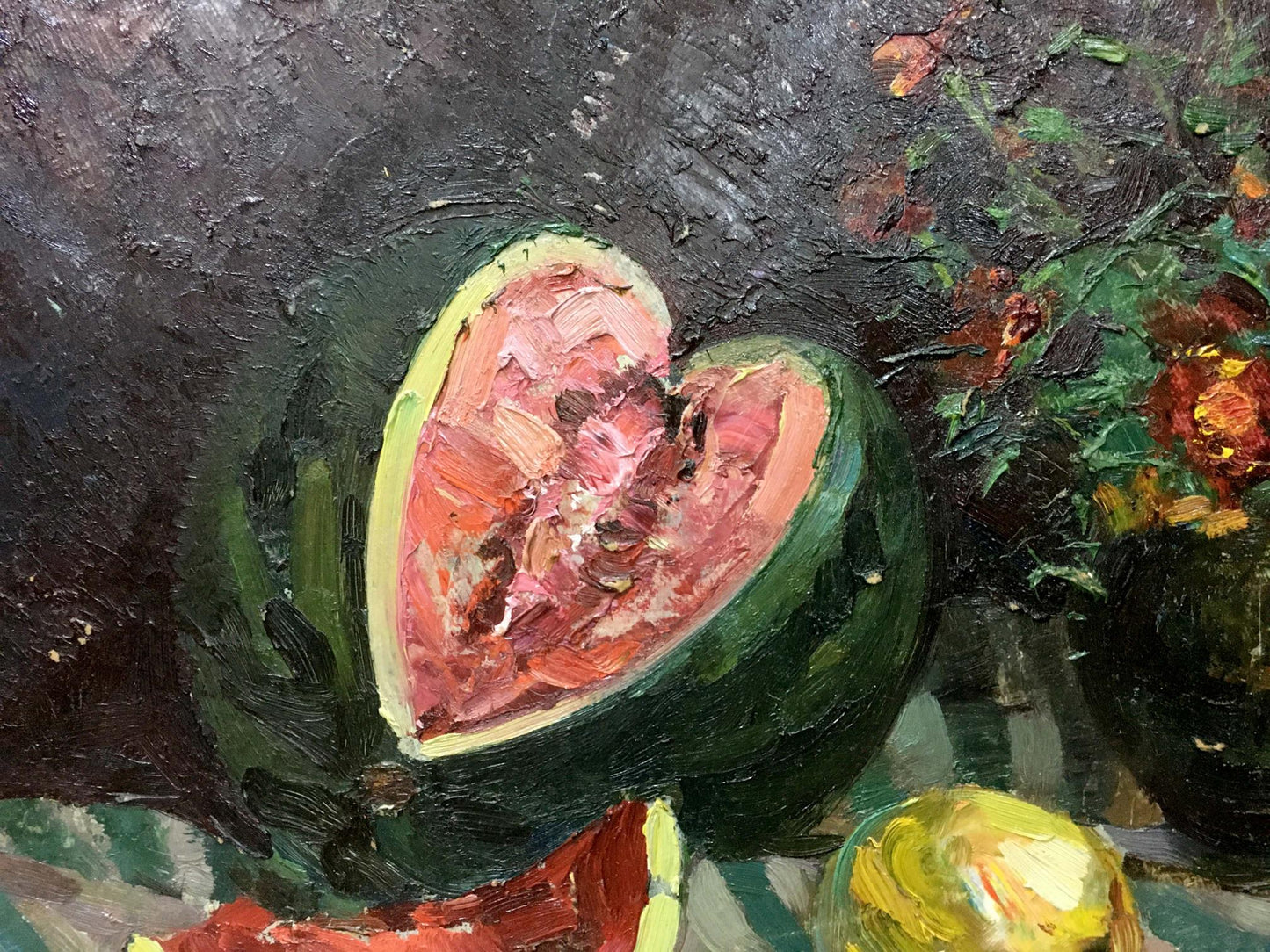 Oil painting Watermelon Maltsev Nikolay Alexandrovich