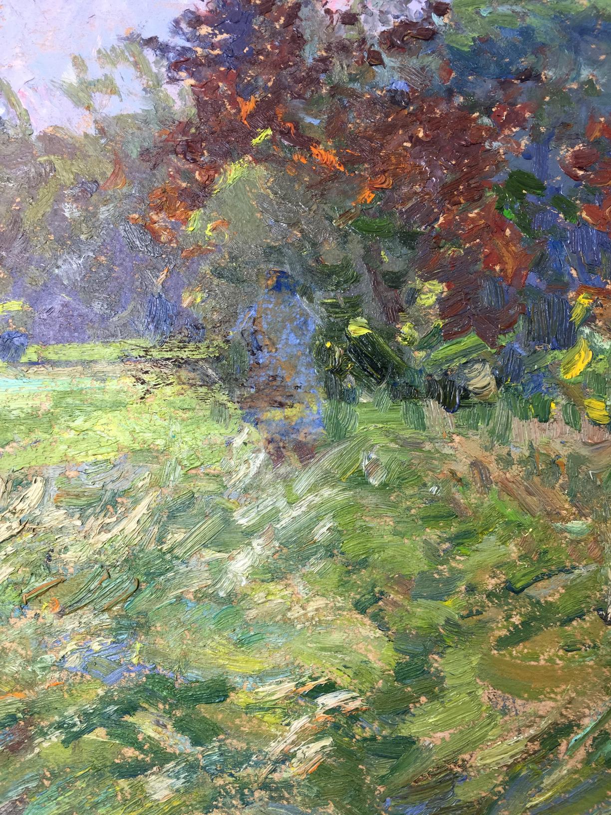 Oil painting Glade in the forest Sevast'yanov Viktor Grigor'yevich