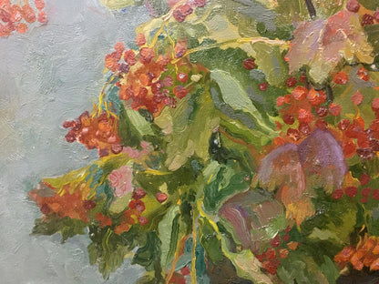 Oil painting Viburnum Mynka Alexander Fedorovich