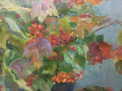 Oil painting Viburnum Mynka Alexander Fedorovich