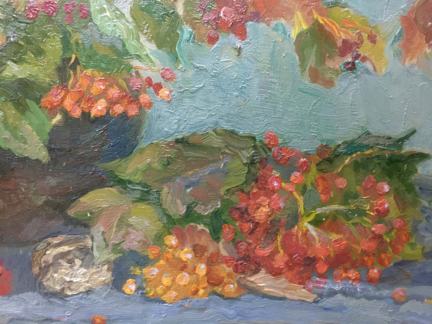 Oil painting Viburnum Mynka Alexander Fedorovich