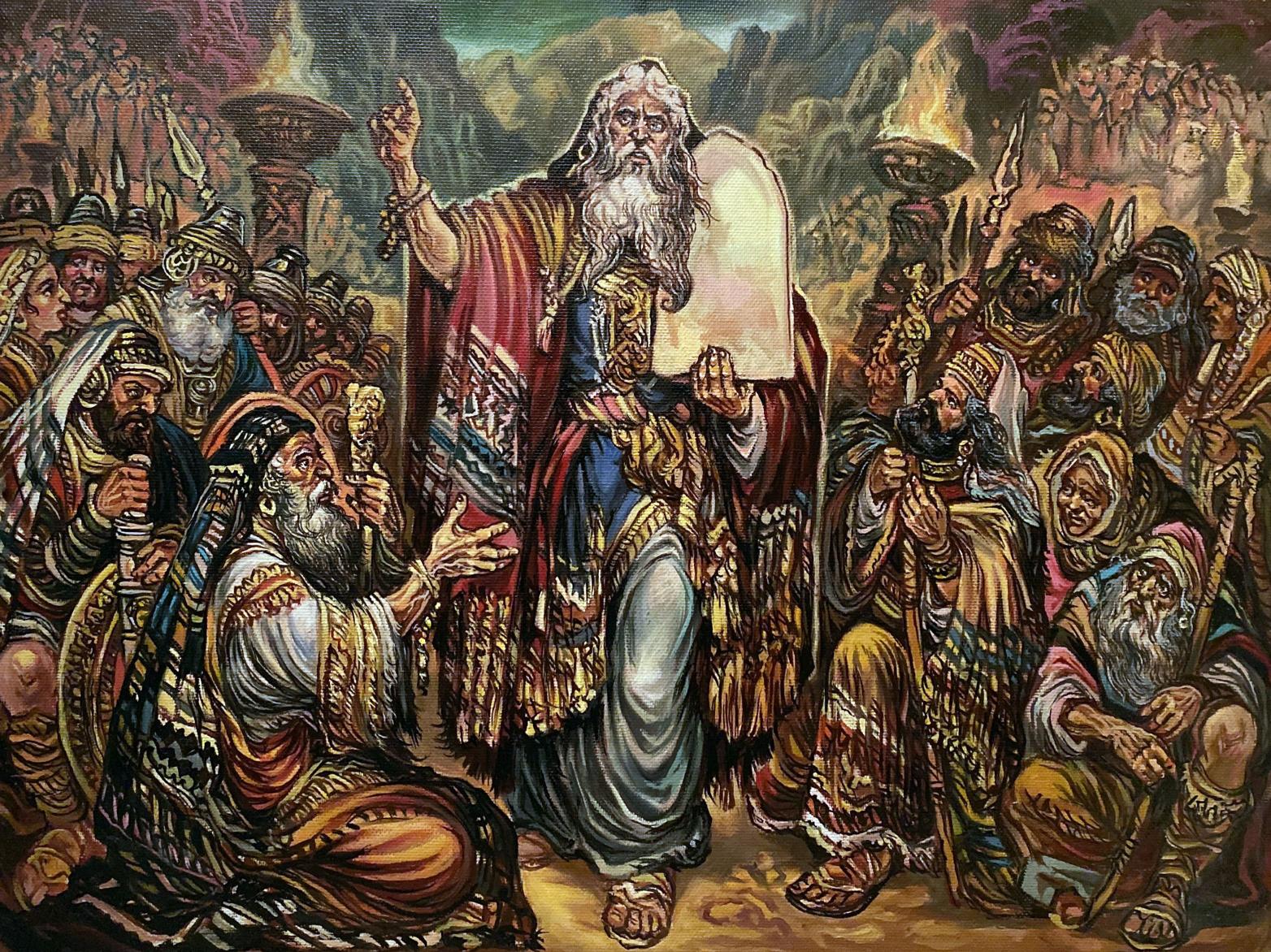 Oil painting Moses Alexander Litvinov