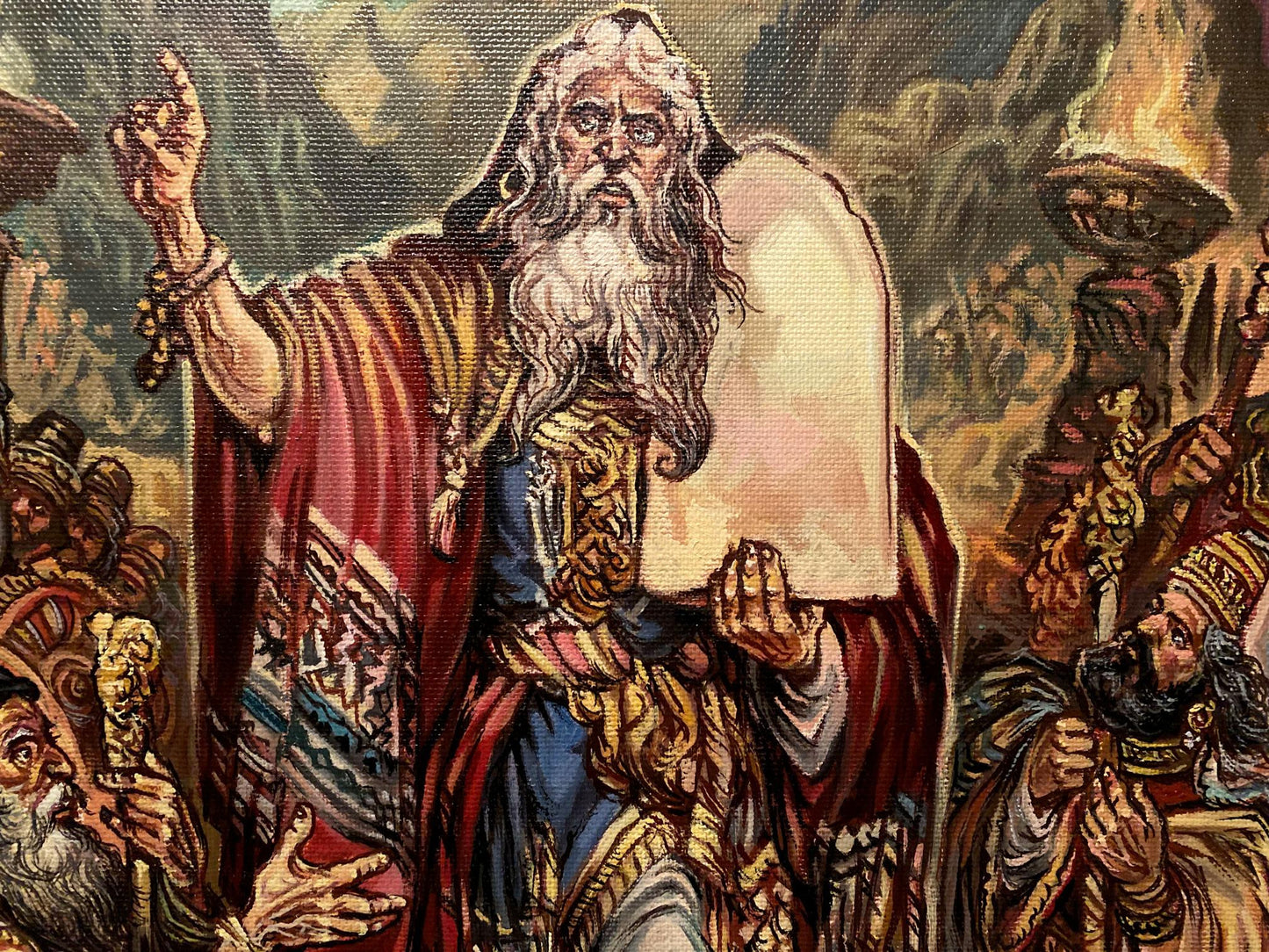 Oil painting Moses Alexander Arkadievich Litvinov