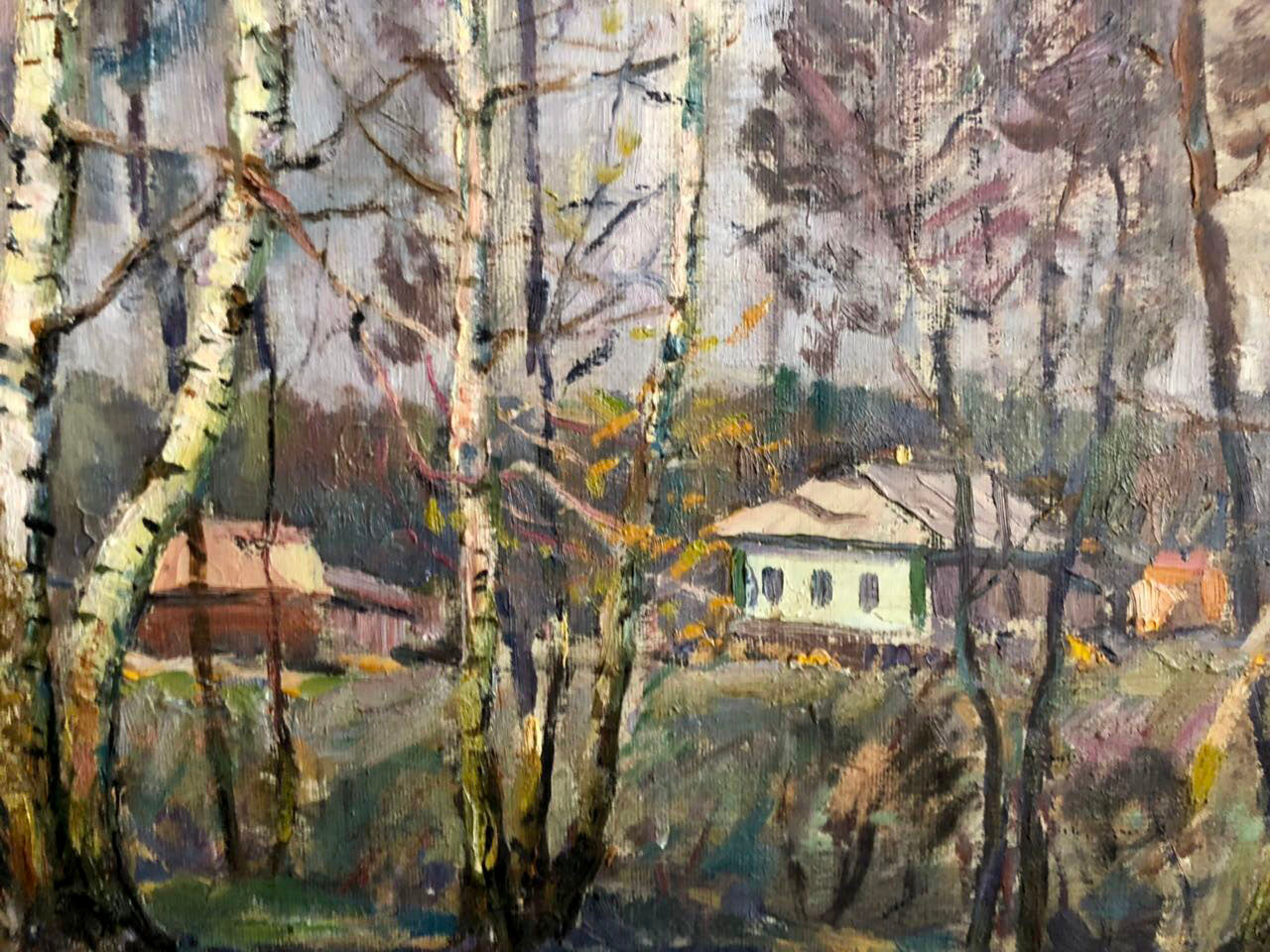 Oil painting Spring Snopok A.N.
