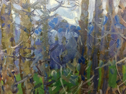 Oil painting In the woods Kolomoitsev Petr Mikhailovich