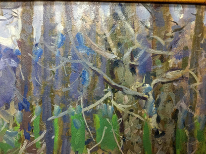 Oil painting In the woods Kolomoitsev Petr Mikhailovich