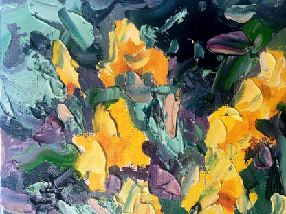 Oil painting Irises Alexander Nikolaevich Cherednichenko