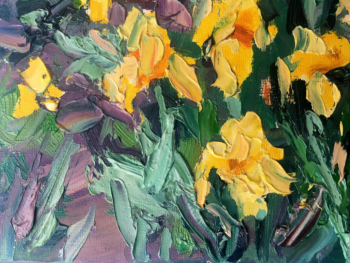 Oil painting Irises Alexander Nikolaevich Cherednichenko