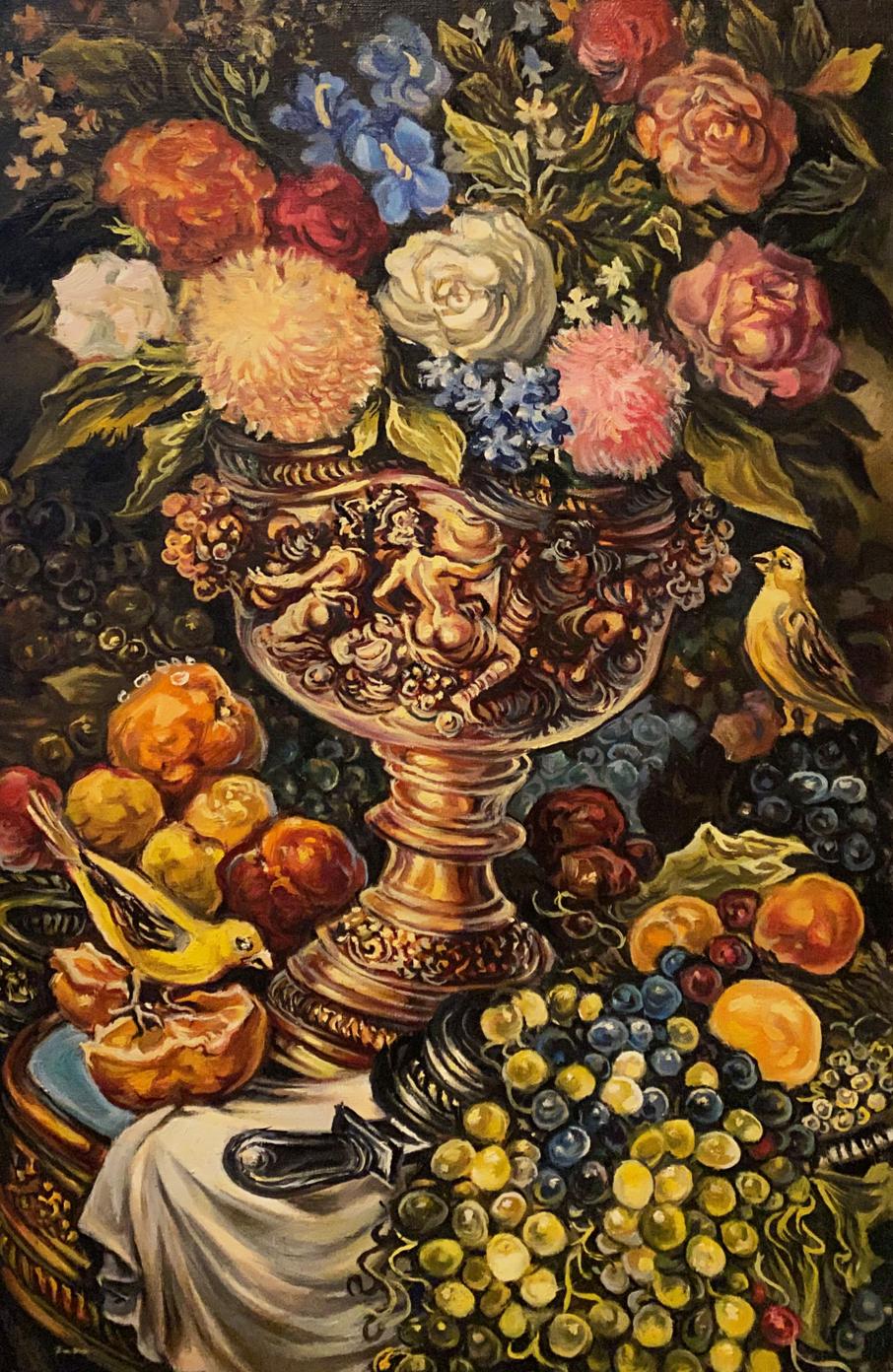 Oil painting Still life Alexander Arkadievich Litvinov