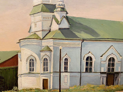 Oil painting Fraternal church Litvinov Arkady Petrovich