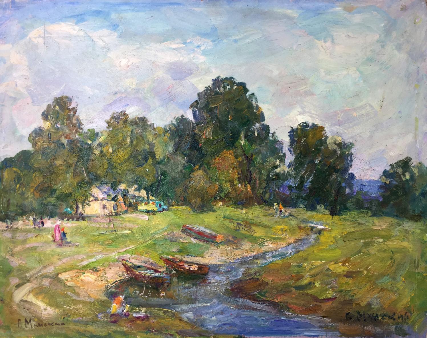 Oil painting Warm summer Minsky Grigory Semenovich