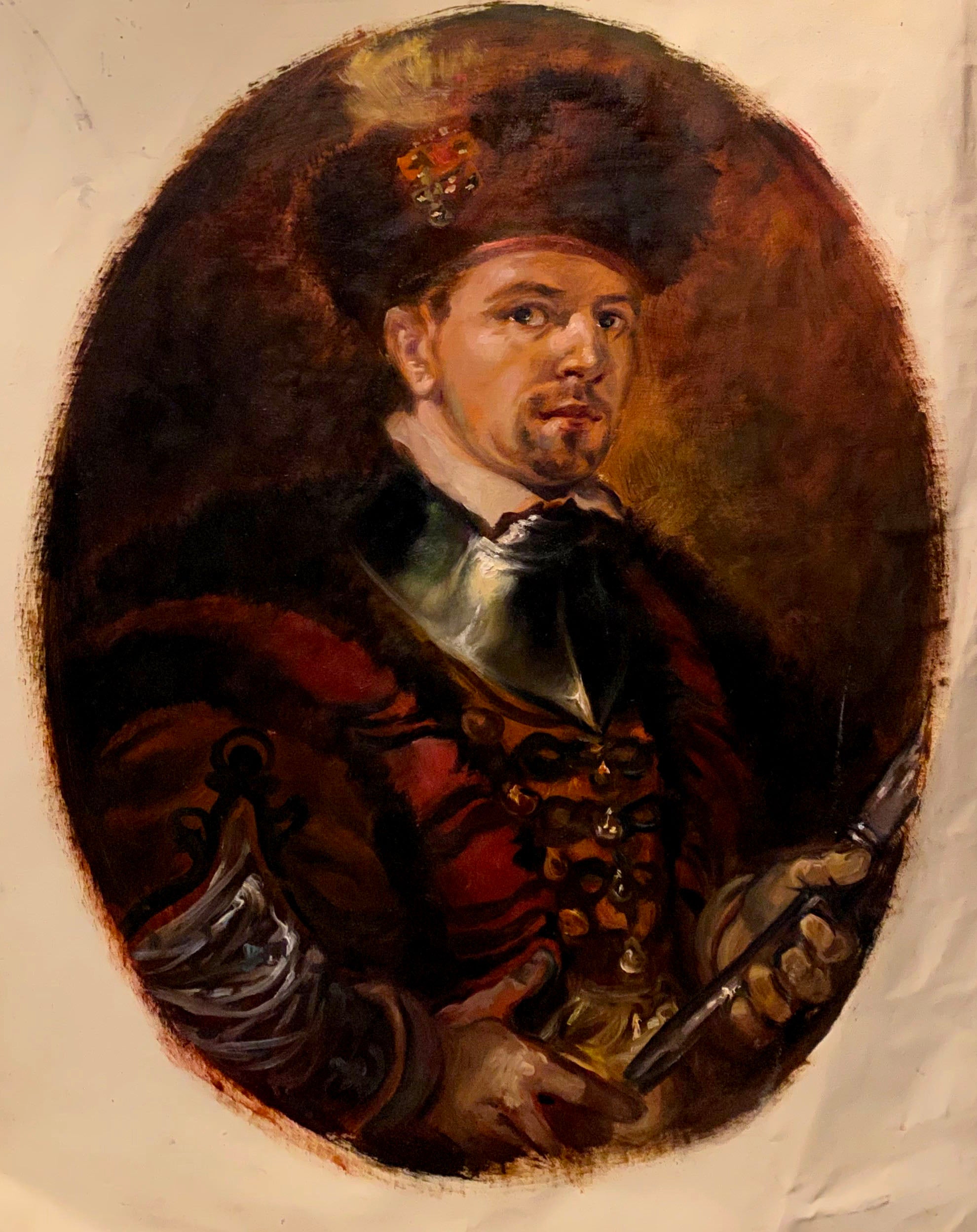 Oil painting Nobleman Alexander Arkadievich Litvinov