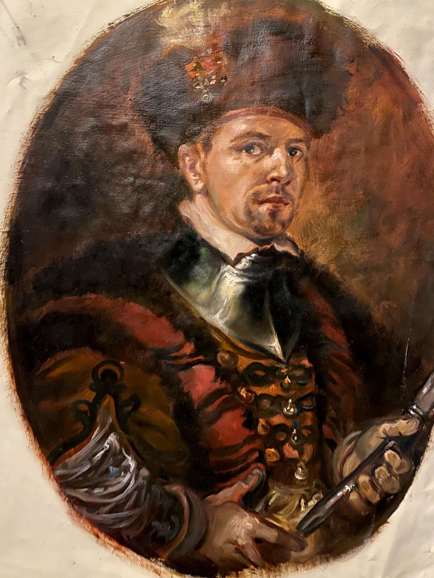 Oil painting Nobleman Alexander Arkadievich Litvinov