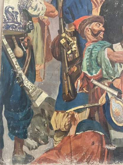 Oil painting Letter from the Cossacks to the Turkish Sultan Unknown artist