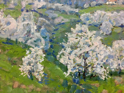 Oil painting Spring landscape Georgy Kolosovsky