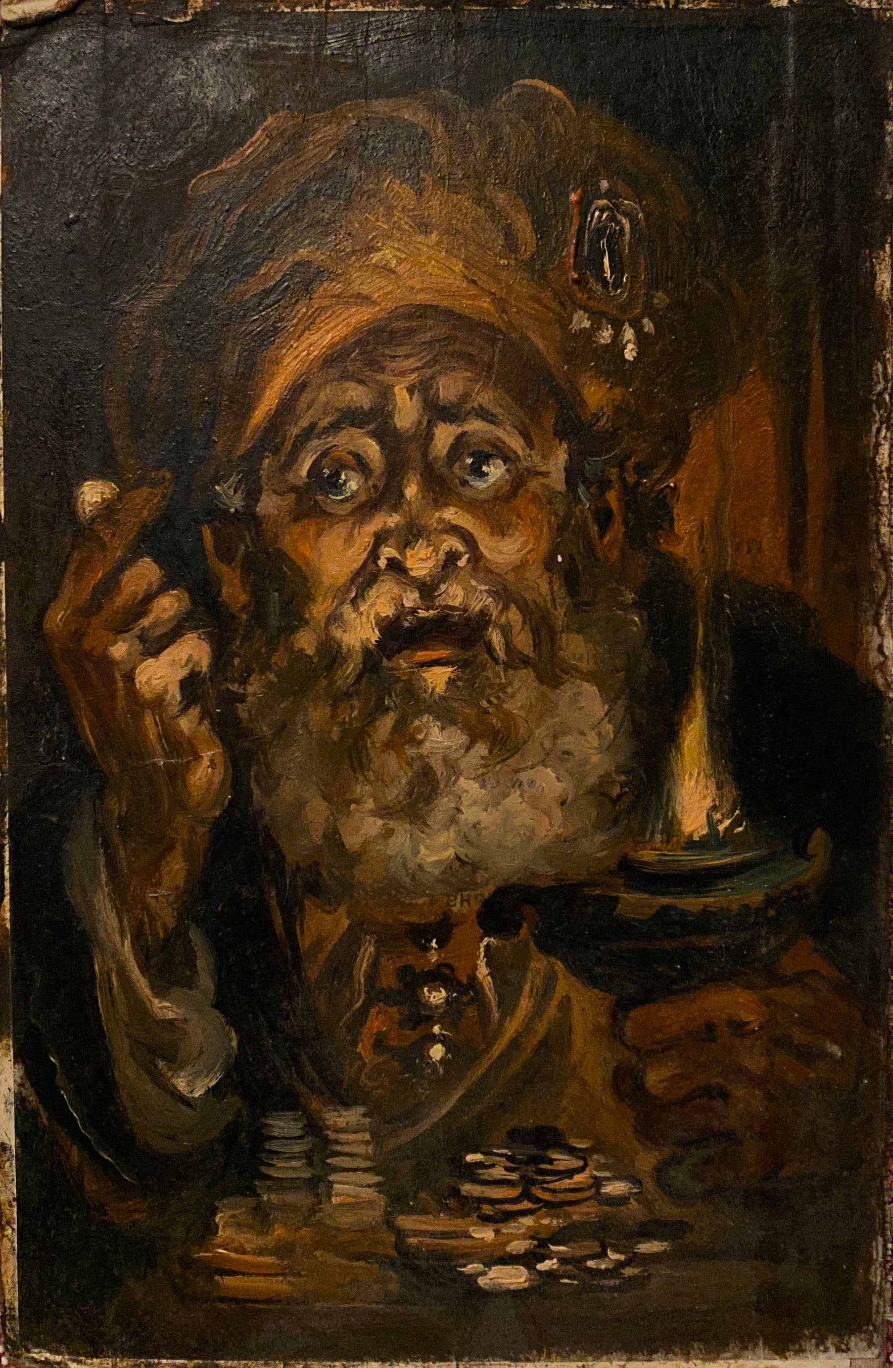 Oil painting Portrait of a merchant Alexander Litvinov